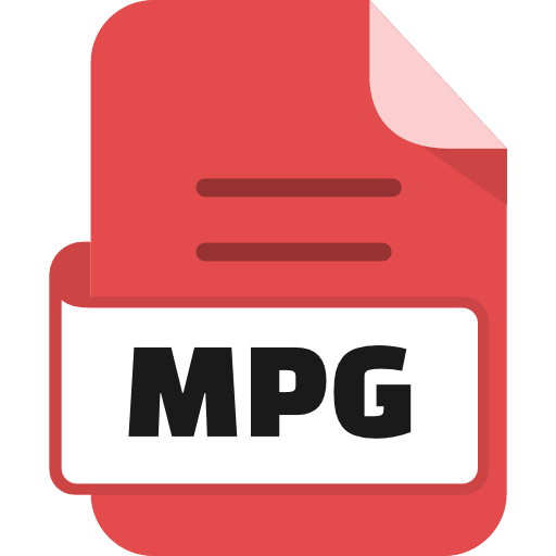 File Mpg Color Red Icon