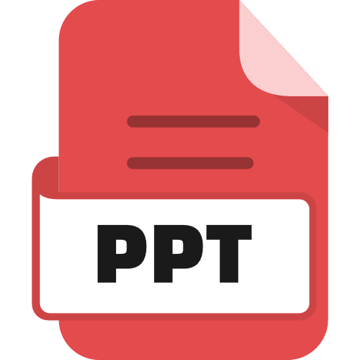 File Ppt Color Red Icon