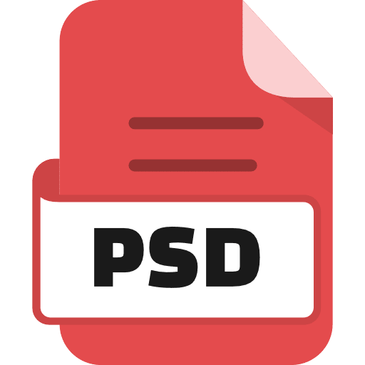 File Psd Color Red Icon