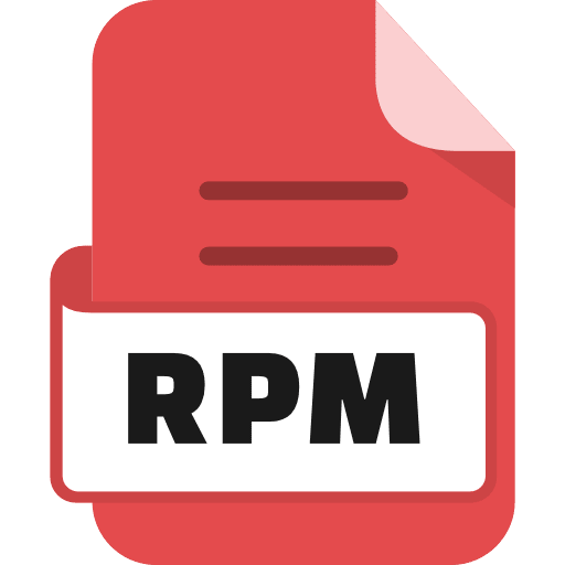 File Rpm Color Red Icon