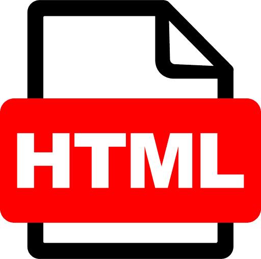 Html File Format Icon