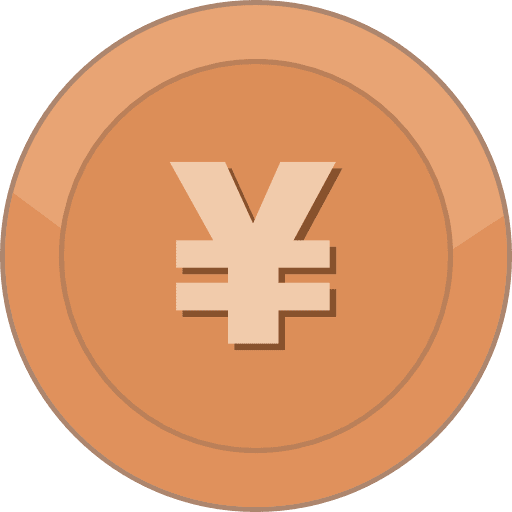 Bronze Coin Yen Icon