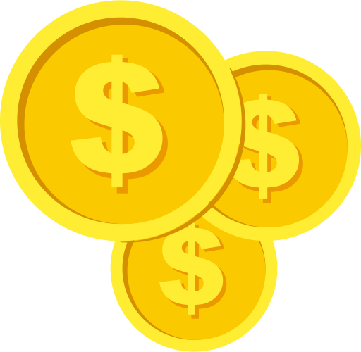 Dollar Coins Icon