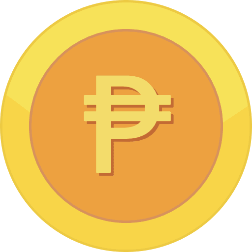 Gold Coin Cuba Peso Icon