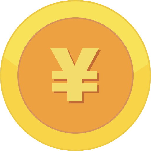 Gold Coin Yen Icon