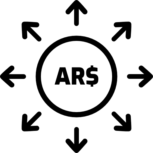 Argentine Peso Investment Diversification Icon