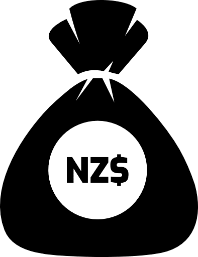 Money Bag New Zealand Dollar Icon