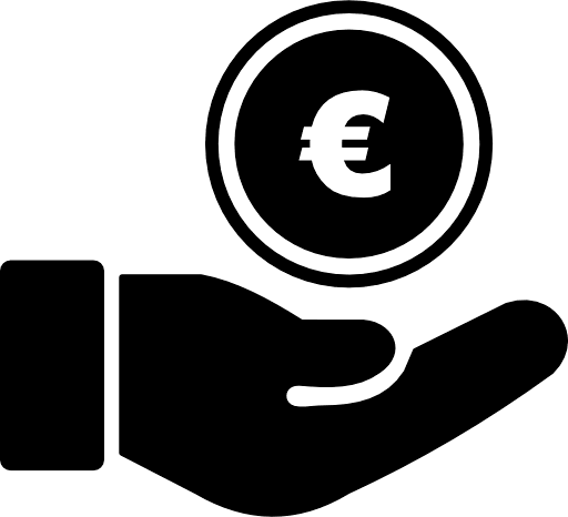 Money Receiving Euro Icon