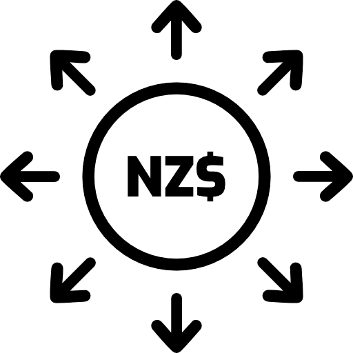 New Zealand Dollar Investment Diversification Icon