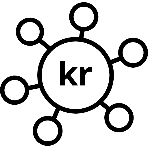 Swedish Krona Distribute Money Icon