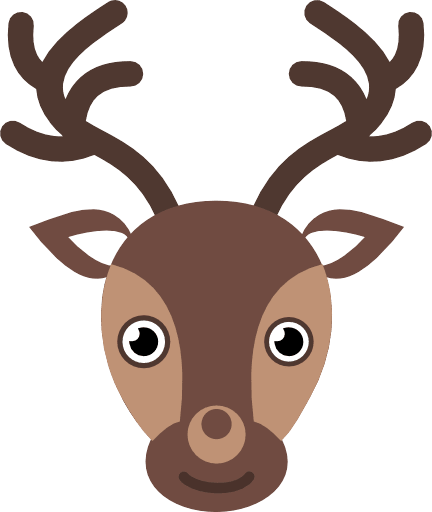 Reindeer Color Icon