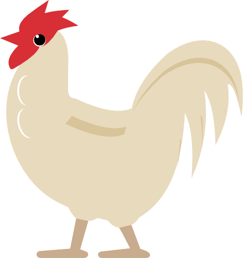 Rooster Color Icon