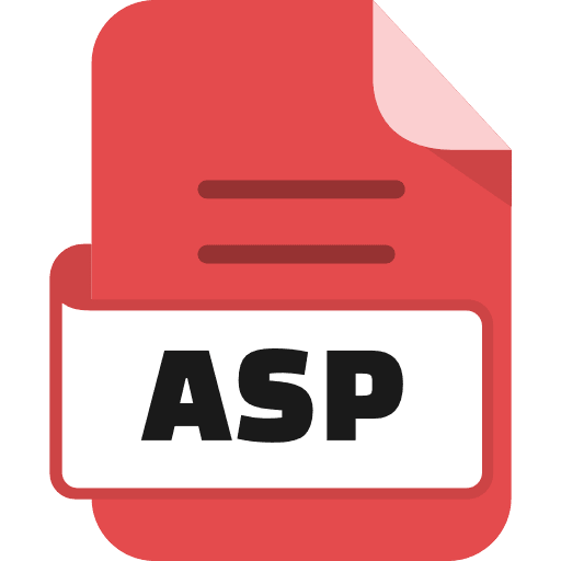 File Asp Color Red Icon