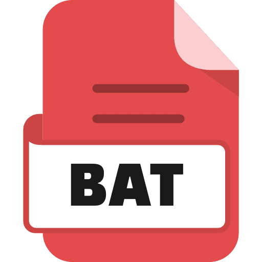 File Bat Color Red Icon