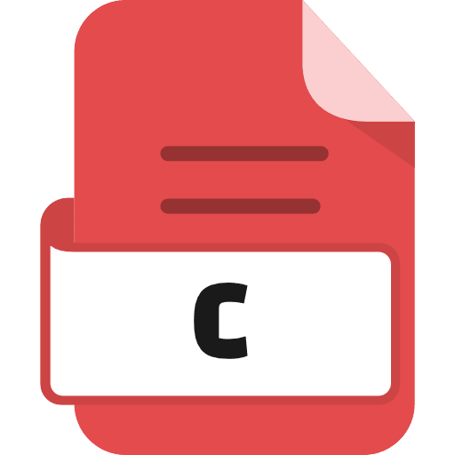 File C Color Red Icon