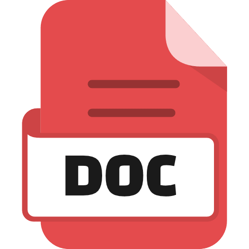 File Doc Color Red Icon