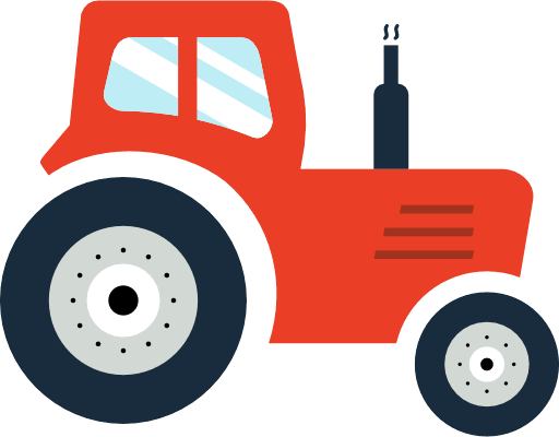 Tractor Color Icon