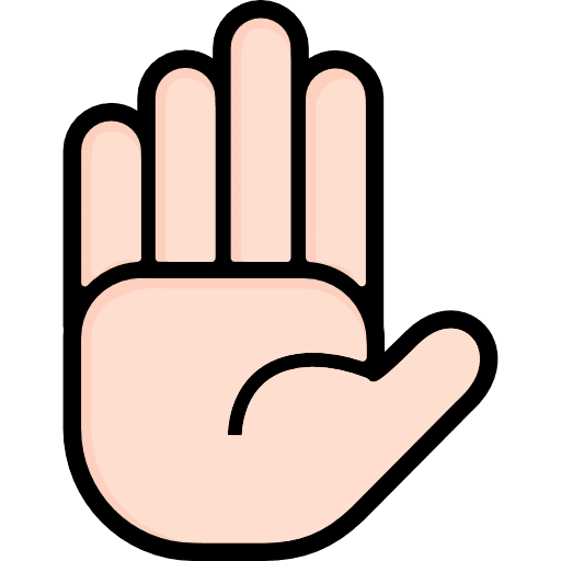 Hand Color Icon