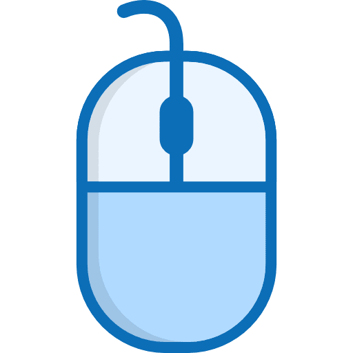 Wired Mouse Color Icon