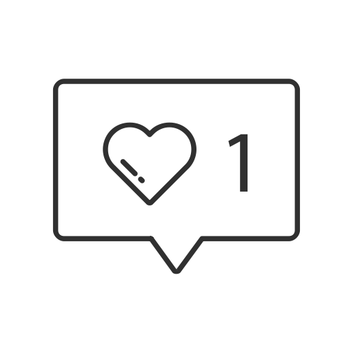 Instagram Heart Vector Network Icons Format Scalable Icon