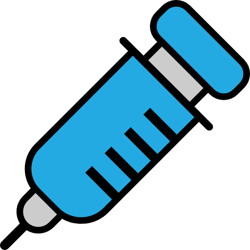 Injection Syringe Color Icon