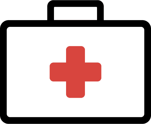 Medical Briefcase Kit Icon