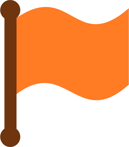 Flag Orange Icon