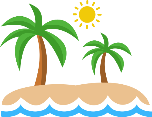 Vacation Beach Icon