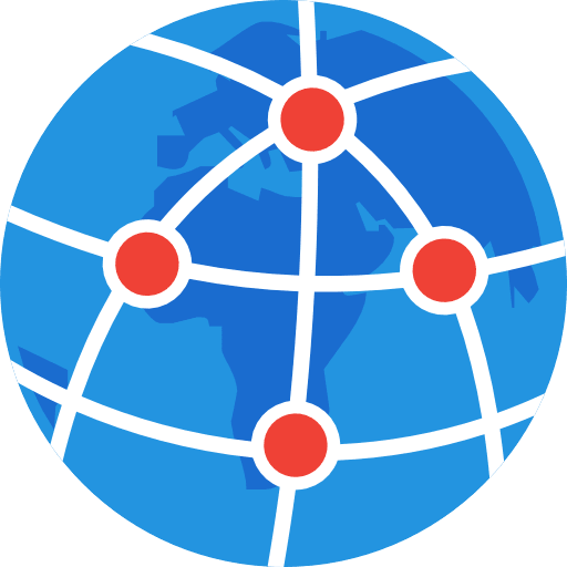 Globe Network Color Icon