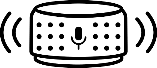 Small Voice Assistant Speaker Icon