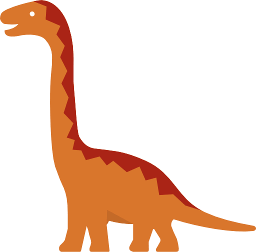 Andesaurus Dinosaur Color Icon