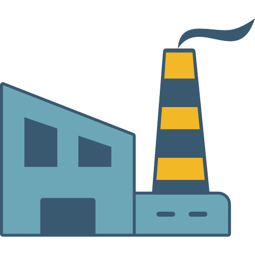 Industry Factory Color Icon