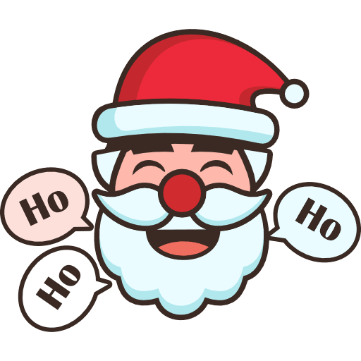 Santa Claus Laughing Ho Ho Ho Icon