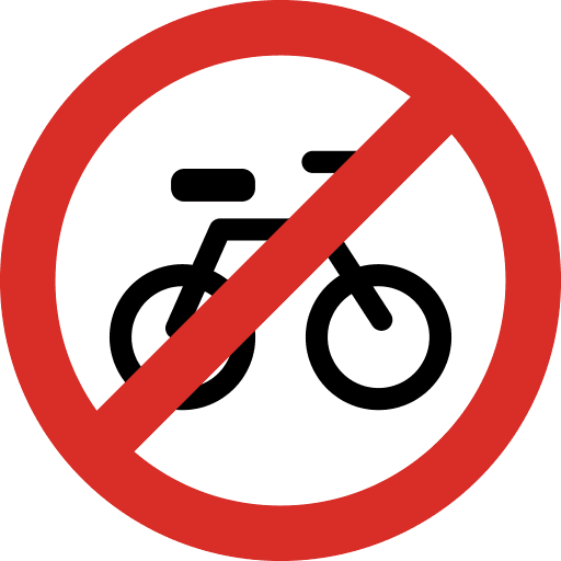 No Bicycle Icon