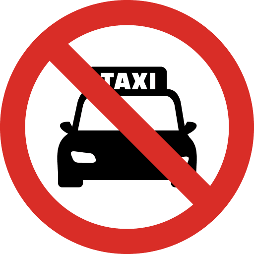 No Taxi Icon