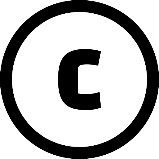 C Alphabet Round Icon