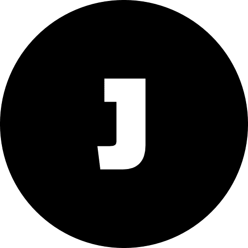 J Alphabet Round Circle Icon