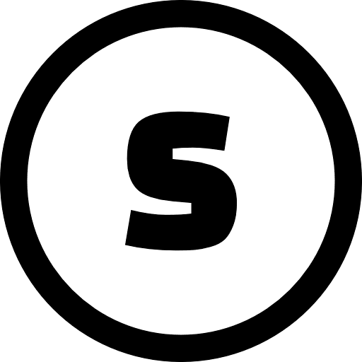 S Alphabet Round Icon