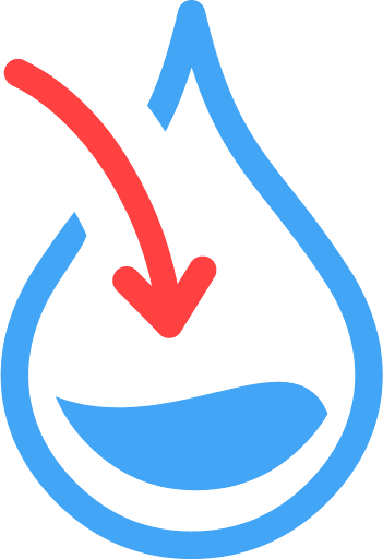 Dehydration Sign Icon