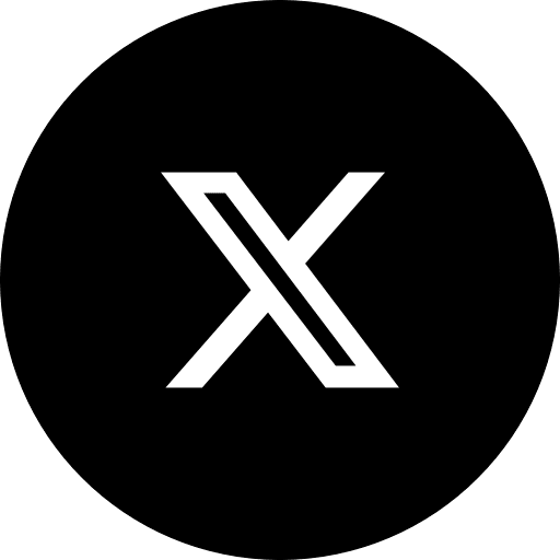 X Social Media Round Icon