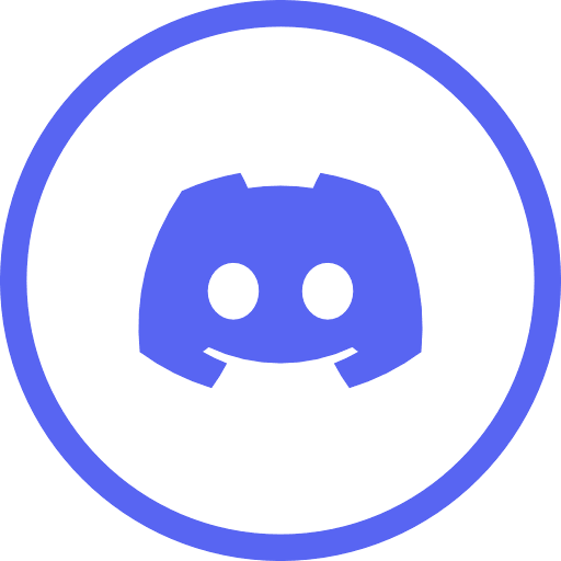 Discord Round Line Color Icon