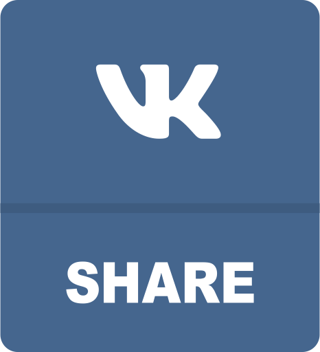 Share On Vk Button Icon