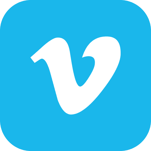 Vimeo Square Color Icon