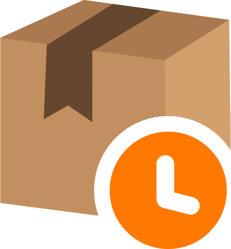 Product Package Delivered Status Time Icon