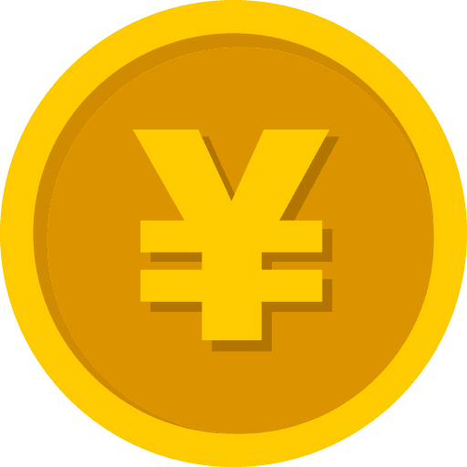 Yen Coin Color Icon