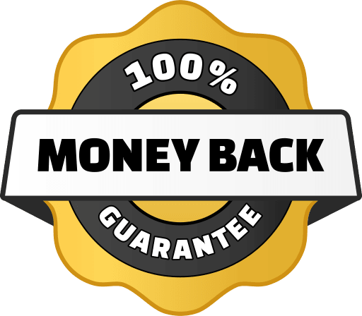 100 Percent Money Back Guarantee Icon