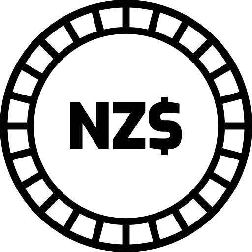 Coin New Zealand Dollar Icon