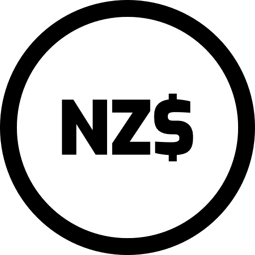 New Zealand Dollar Coin Line Icon