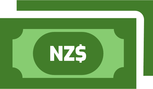 New Zealand Dollar Notes Color Icon