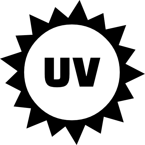 Ultraviolet Uv Black Icon